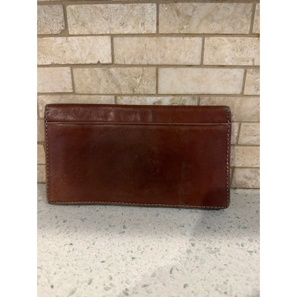Ariat Mens Floral Basketweave Leather Rodeo Checkbook Wallet